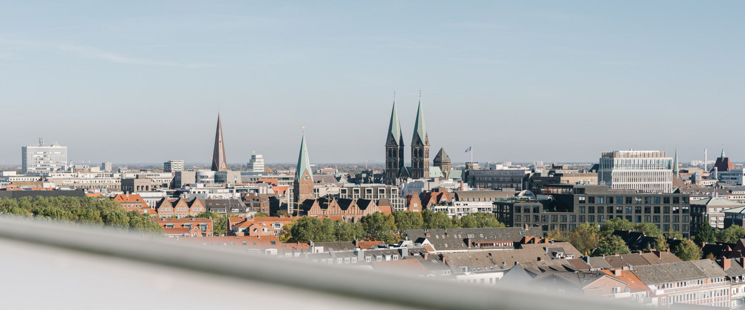 Bremer Stadtansicht Bremer Stadtansicht vom Dach des AB Gebäudes der Hochschule Bremen