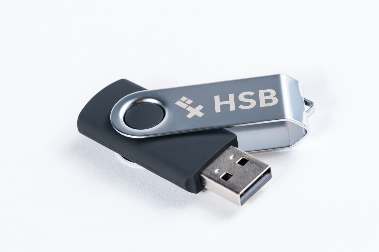 USB-Stick mit HSB-Logo USB-Stick mit HSB-Logo