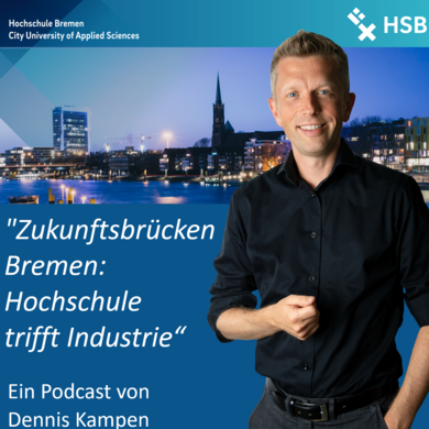 Zukunftsbrücken ein Podcast von Ludger Kempen Prof. Kampen vor Hochschulbild