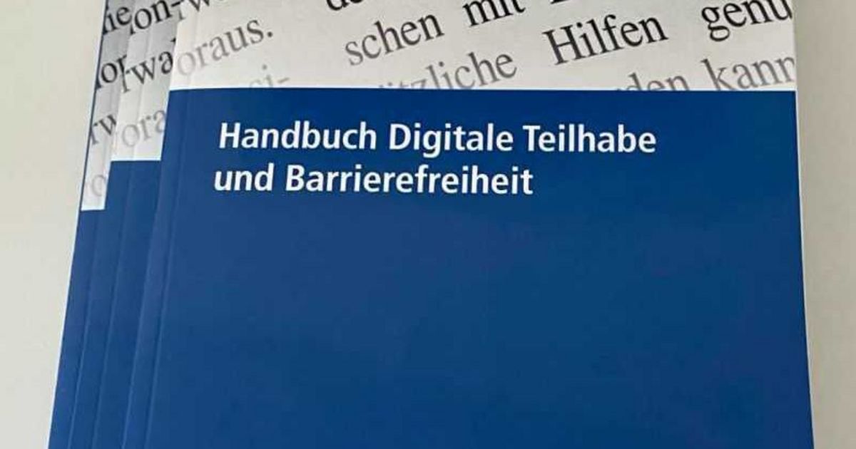 "Handbuch Digitale Teilhabe Und Barrierefreiheit" Erschienen - HSB ...