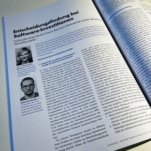 Artikel_Koch_Budde Das Bild zeigt die Zeitschrift mit dem Artikel.