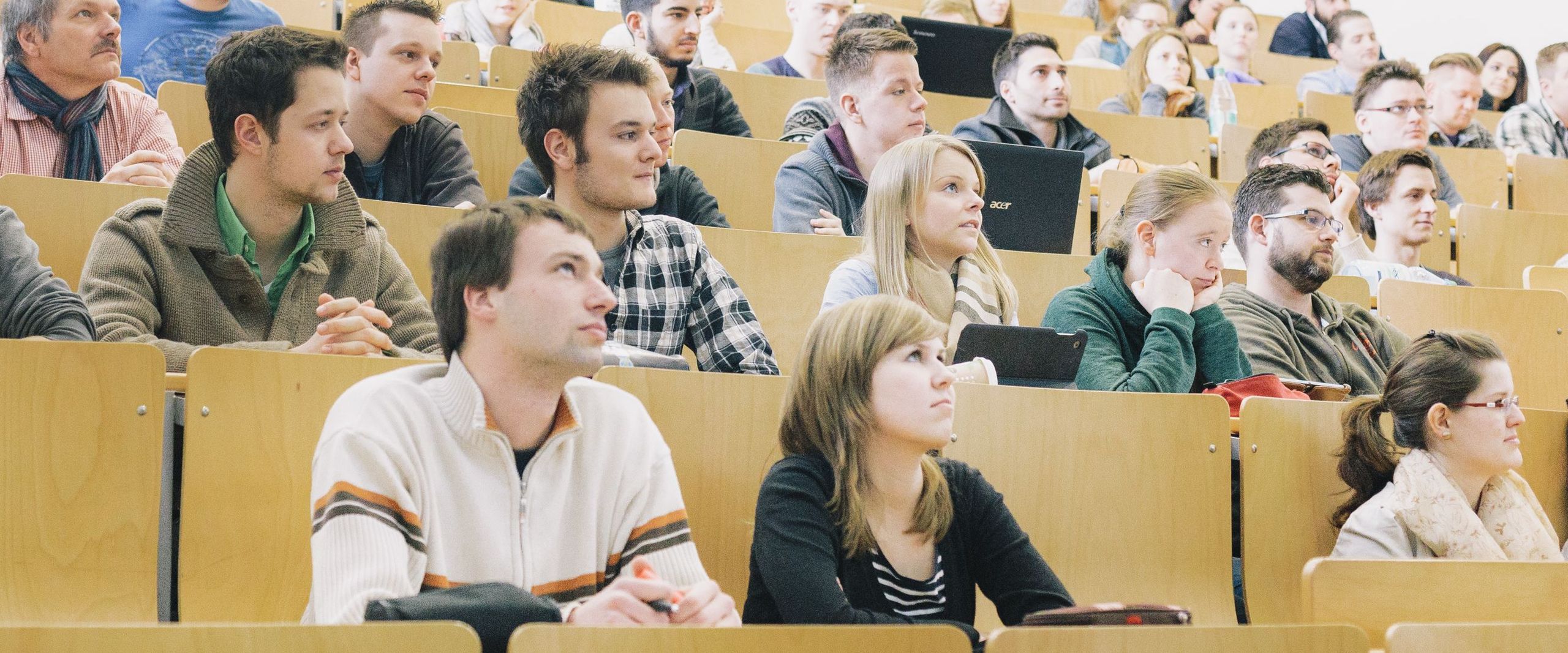 Blick in eine Vorlesung im Hörsaal "Hansewasser". Foto: HSB