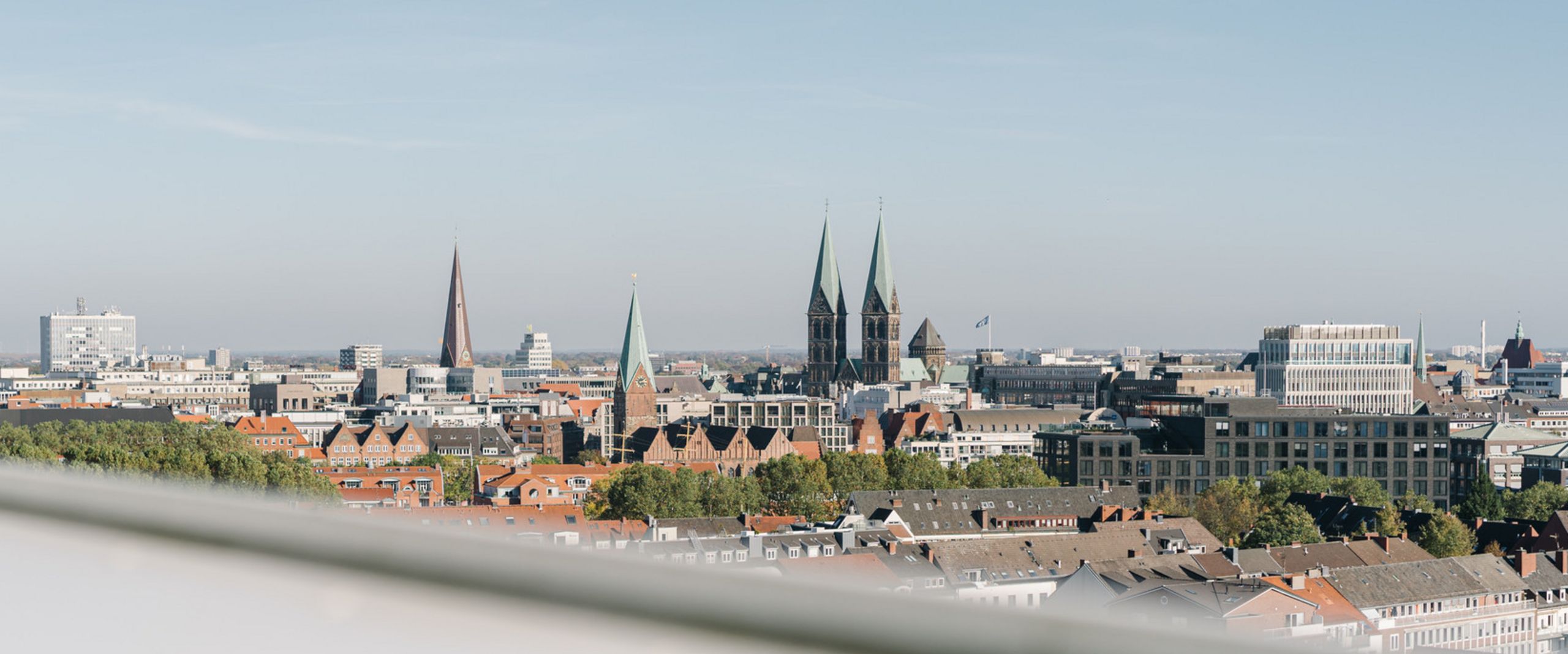 Bremer Stadtansicht Bremer Stadtansicht von dem AB Gebäudes der Hochschule Bremen fotografiert